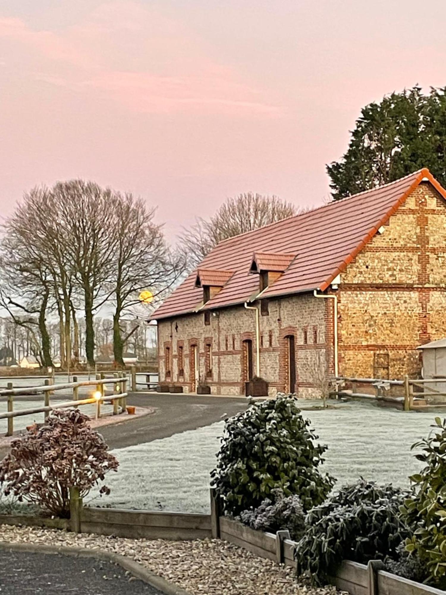 La Grange Aux Hortensias Thiergeville Exterior foto